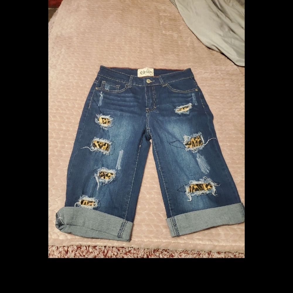 L&B Denim with Orange Stitching